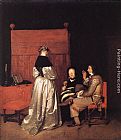 Paternal Admonition by Gerard ter Borch